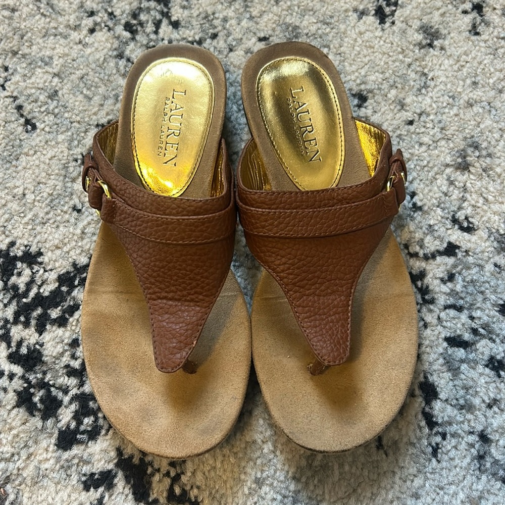 Ralph Lauren Krystal Thong Sandals